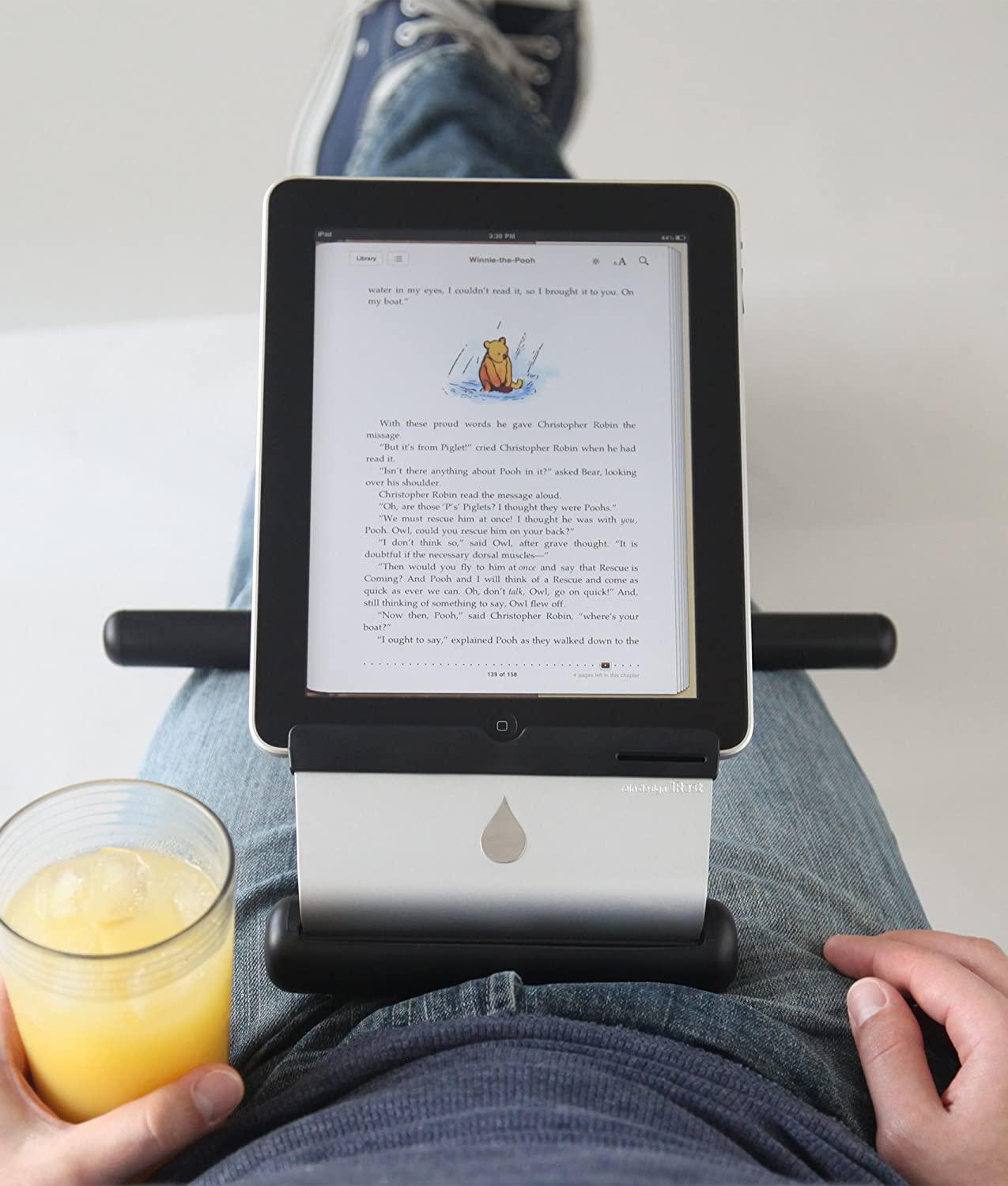 Rain Design iRest Lap Stand for iPad - Silver - Tashqila Rain Design iRest Lap Stand for iPad - Silver - Tashqila